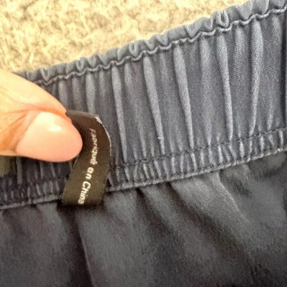 Theory Womens Silk Wide Leg Pants Flowy Pull On Cropped - Picture 8 of 16